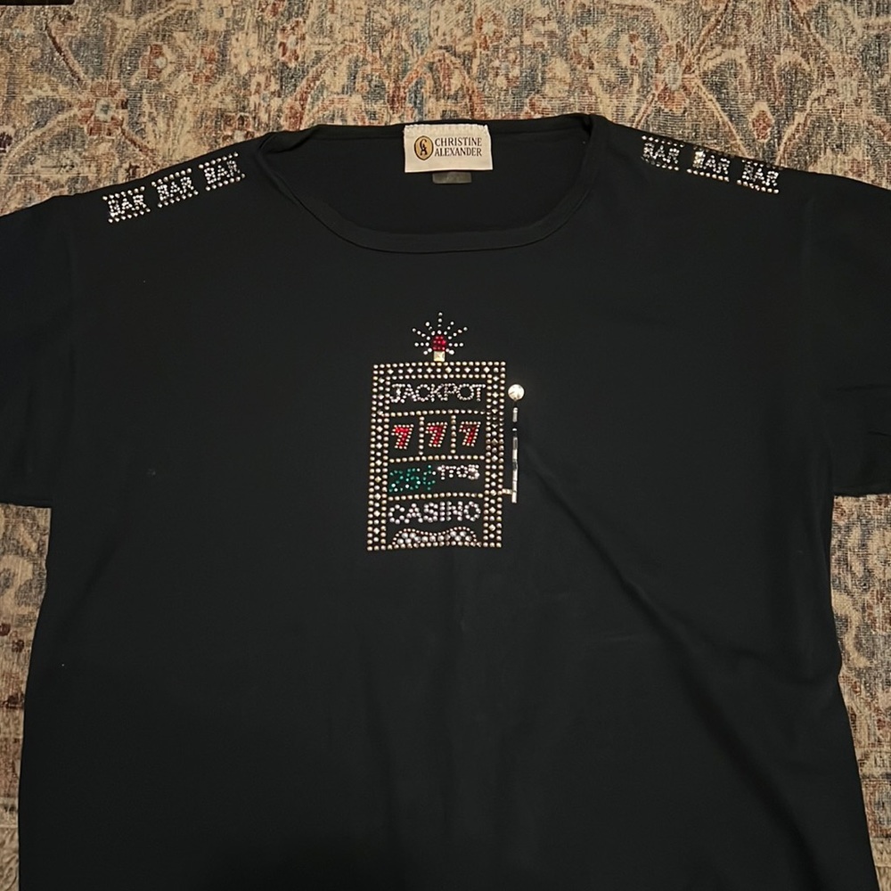 Christine Alexander vintage Casino tee
